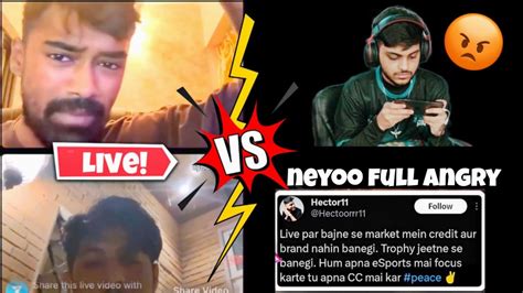 Neyoo Vs Hector Controversy Neyoo Full Angry On Hector Neyop Hecktor