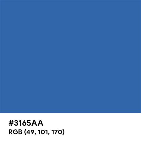 3165aa Color Name Is Lapis Lazuli