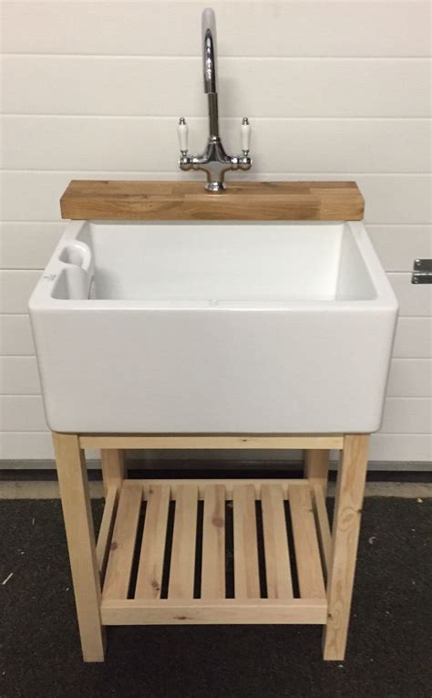 Complete Belfast Sink Unit • Inc New 595mm X 455mm X 250mm Ceramic