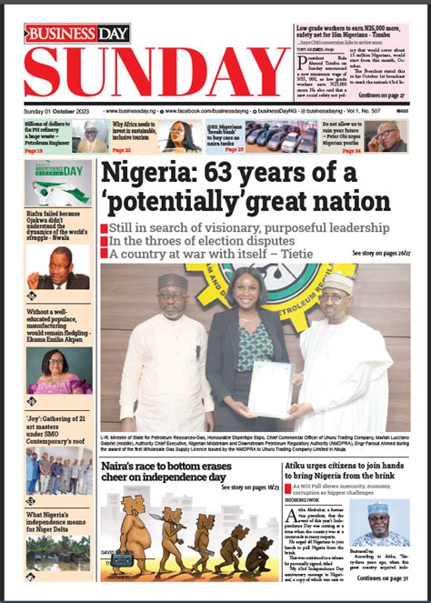 Businessday 01 Oct 2023 Businessday Ng