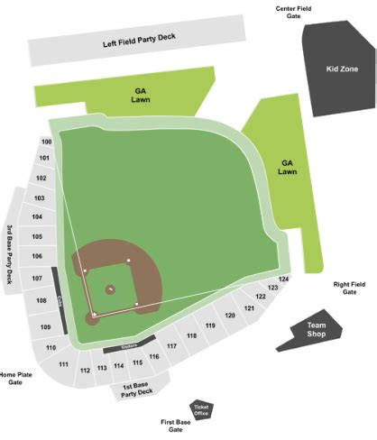 Seating Chart For Sloan Park