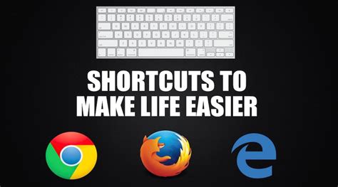 30 Browser Keyboard Shortcuts For Chrome Firefox And Edge 15219 Hot