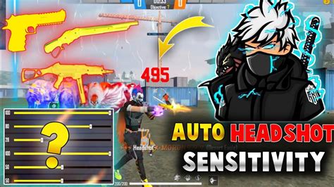 FREE FIRE HEADSHOT SETTINGS 2GB RAM HEADSHOT SENSITIVITY BEST