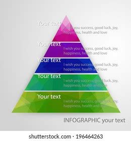 Learning Pyramid Active Passive Stages Vector Stock Vector Royalty