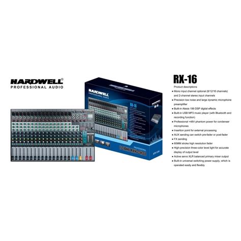 Jual Mixer Hardwell RX 16 RX16 RX 16 Audio Mixer 16 Channel Original