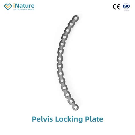 Titanium Orthopedic Implant Pelvic Reconstruction Locking Plate