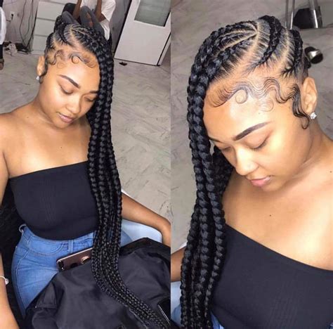 4 Beautiful Cornrow Braid Hair Styles