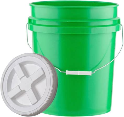 Gallon Food Grade Plastic Bucket With Air Tight Screw On Lid Made In