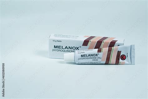 Balikpapan May 1 2023 Melanox 2 Cream Is A Drug Used To Reduce Skin