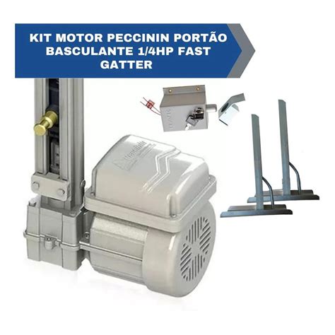 Kit Portão Basculante 1 4Hp Fast Gatter Trava no Shoptime