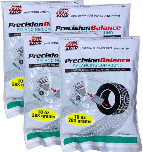 4 Rema Tip Top PrecisionBalance 10 oz Tire Balance Beads Kits (40 ...