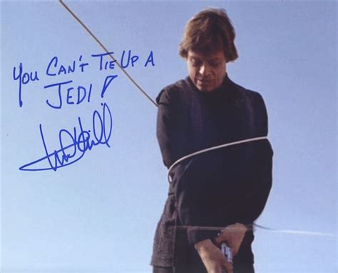 Lot Detail Star Wars Mark Hamill W Quote Signed 10” X 8” “return Of