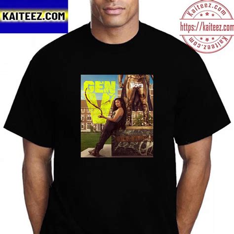 Gen V Official Poster Vintage T-Shirt - Kaiteez