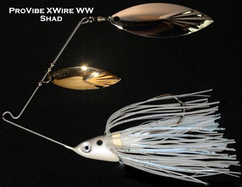 Pro Vibe XWire Spinnerbait W W 1 2 Oz Shad Davis Bait Company