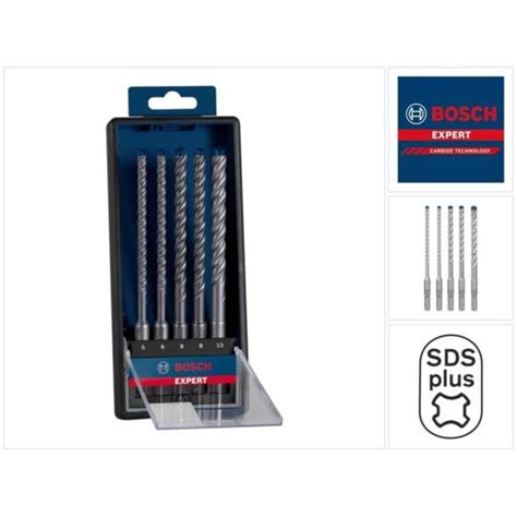 Bosch Expert Sds Plus 7x Set De Forets Pour Perforateur Pour Béton