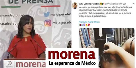 Piden Sanción Para Diputada De Morena Maria Clemente Que Sube A Redes Videos Teniendo Sexo Oral