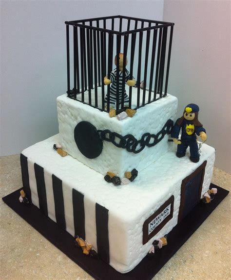 Prison Grooms Cake Police Cakes Police Birthday Party Police