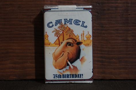 1988 Joe Camel Lights 75th Birthday Cigarette Soft Pack Limited Edition