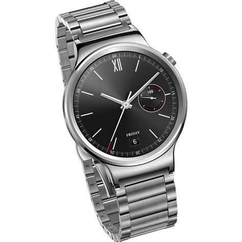 Huawei Watch W1 Huawei 18 Mm 22 Mm Band Width Max Silver Smartwatch