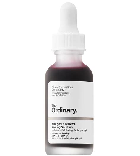 The Ordinary AHA 30% + BHA 2% Peeling Solution, 30 ml. мультикислотный ...