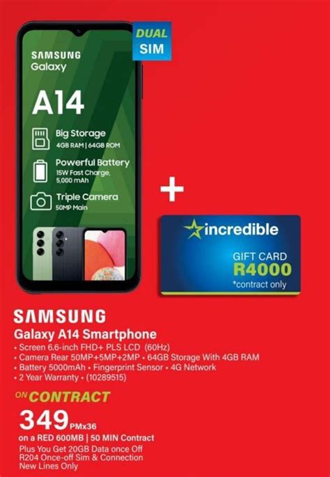 Samsung Galaxy A Smartphone Offer At Incredible Connection