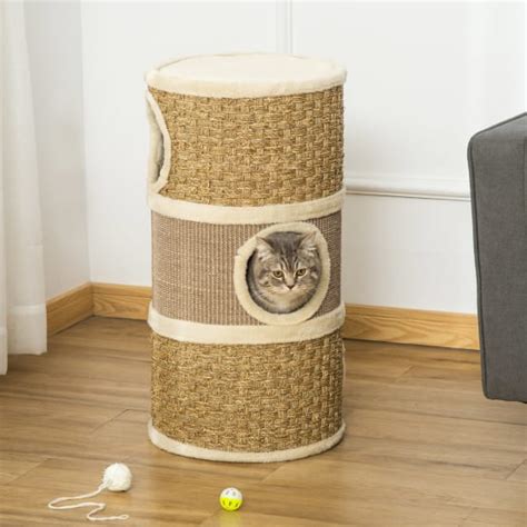 Arbre Chat Cylindrique Tour Griffer Pour Chat Arbre Chat Tour