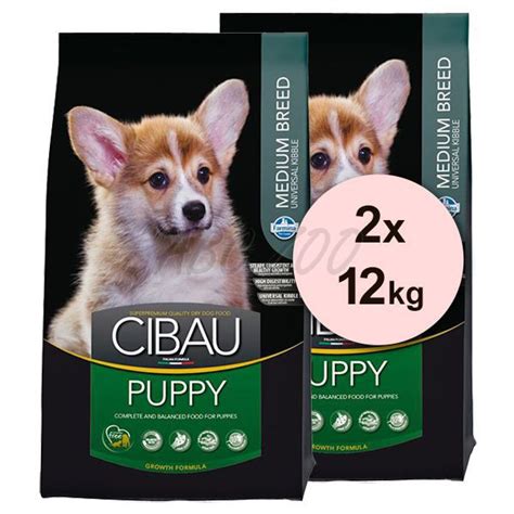 Farmina MO SP CIBAU dog PUPPY MEDIUM 2 x 12 kg | ABC-ZOO
