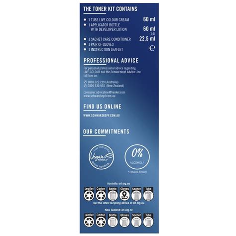 Buy Schwarzkopf Live Colour Semi Permanent Toner Soft Blonde T2 Online At Chemist Warehouse