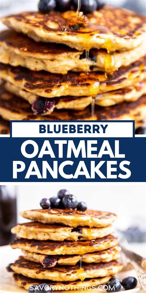 Healthy Blueberry Oatmeal Pancakes Oatmeal Pancakes Blueberry Oatmeal Pancakes Oatmeal