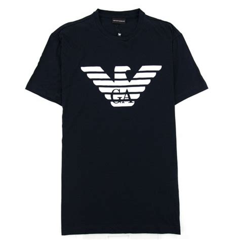 Emporio Armani Eagle T Shirt Black Men From Onu Uk