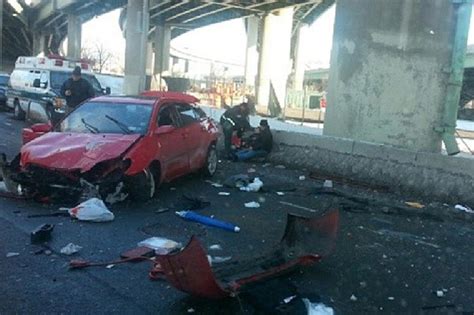 Car Flies 50 Feet Off Expressway — And All The Passengers Survive