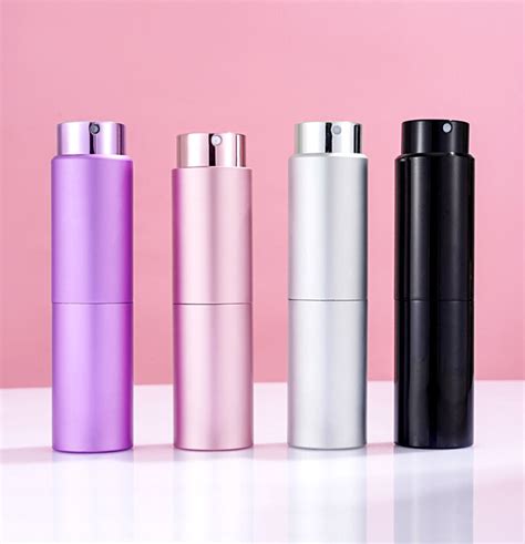 Ml Portable Perfume Bottle Aluminum Empty Spray Bottle Mini Glass