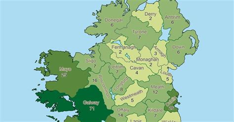 Ireland Geography Map | Ireland Map | Geography | Political | City