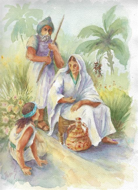 The Prophet Deborah Print Christian Art Print Bible Story Watercolor