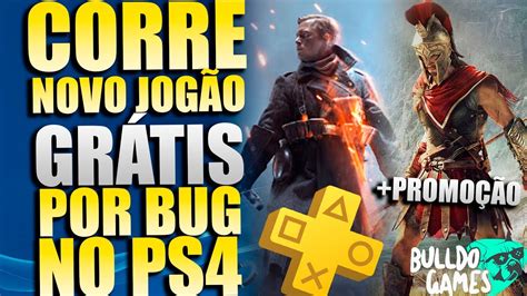 Corre Novo JogÃo GrÁtis Por Bug No Ps4 Completo E Dando TrofÉus E Nova PromoÇÃo