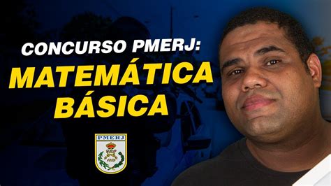 Concurso PMERJ Matemática Básica YouTube