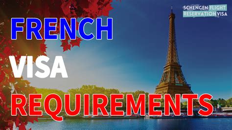 French Visa Requirements For Schengen Visa Application Sfrv Travels