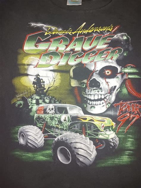 Original Dennis Anderson Grave Digger 97 Tour Vintag Gem