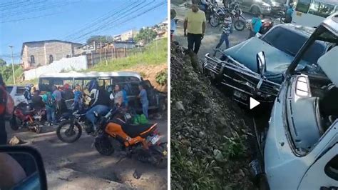 Accidente Entre Bus Y Pick Up En La Colonia Cerro Grande Deja Varios