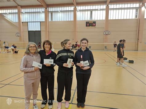 R Sultats Les Tournois Du Week End Auc Badminton