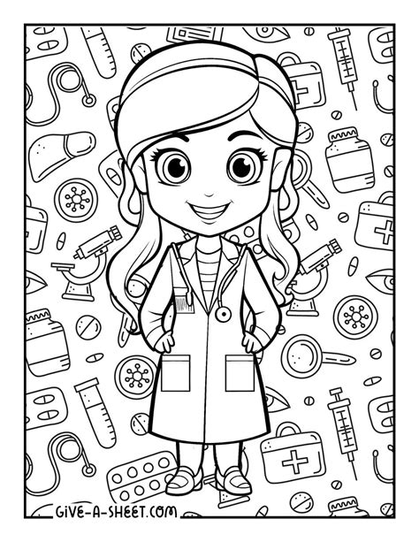 22 Doctor Nurse Coloring Pages Free Pdf Printables Artofit