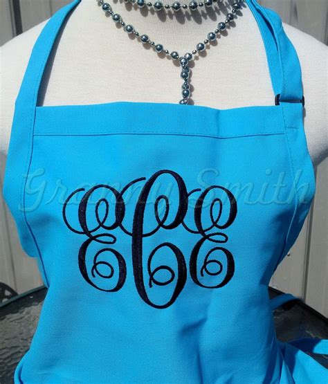 Embroidered Personalized Saying Custom Apron 24l X Etsy