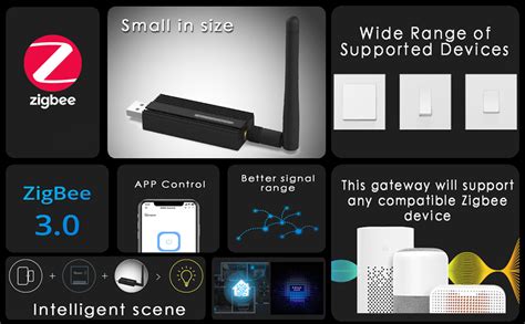 GALOOK Zigbee 3.0 USB Dongle Plus, EFR32MG21 + CH9102F Zigbee USB Stick ...