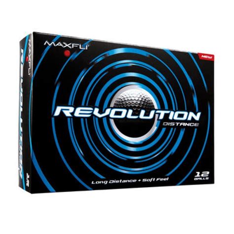 Maxfli Revolution Distance Golf Balls : NEW 12 PACK all the Distance ...