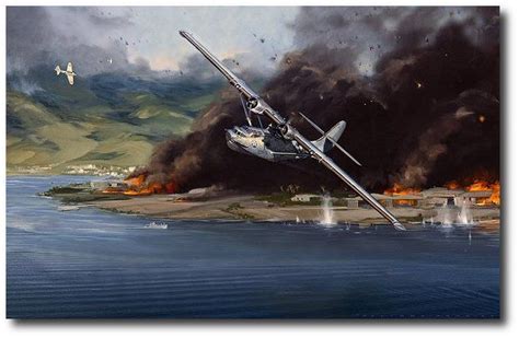 Lone Survivor By Jack Fellows Pby Catalina Aviation Art Aviation