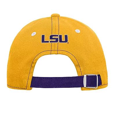 Youth Gold LSU Tigers Old School Slouch Adjustable Hat