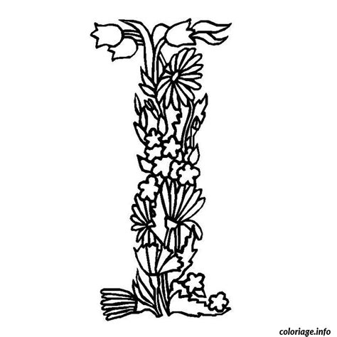 Coloriage Alphabet Fleur Dessin Alphabet Imprimer