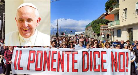 I Comitati Del Ponente Genovese Scrivono A Papa Francesco Preoccupati