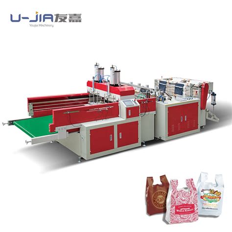 High Speed Double Lines Vest Bag Making Machine China Bag Machine And