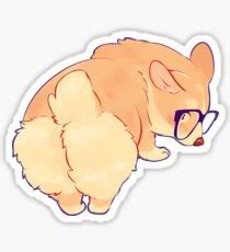 Corgi Butt: Stickers | Redbubble